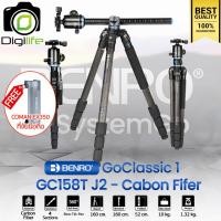 ราคา Benro Tripod GC158T J2 Carbon Fiber GoClassic 1 ขาตั้งกล้อง Monopod Top View กางราบ กลับหัว Digilife Thailand (21729159495)