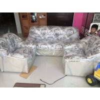 ราคา โซฟาผ้าหลุยส์เบาะนิ่ม เเข็งแรง สวยงาม (22354589427)