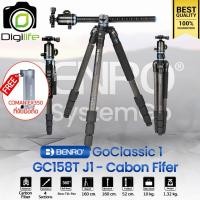 ราคา Benro Tripod GC158T J1 Carbon Fiber GoClassic 1 ขาตั้งกล้อง Monopod Top View กางราบ กลับหัว Digilife Thailand (21729313153)