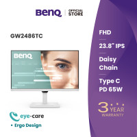 ราคา BenQ GW2486TC IPS 23 8นิ้ว Full HD 1080p USB C 100Hz Eye Care Monitor ปรับระดับความสูงจอได้ จอคอมถนอมสายตา (24361965507)