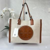 ราคา กระเป๋าสะพาย ขนาดกลาง TORY BURCH ELLA CANVAS SMALL TOTE (19391901588)