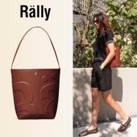 ราคา Rally The Bag Whisper Scarlet Red Rally Movement bag Bucket Bag กระเป๋าโท้ กระเป๋าหนัง (24307669785)