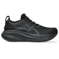 ราคา ASICS 1012B753 001 GEL NIMBUS 27 WOMEN RUNNING ผู้หญิง รองเท้าวิ่ง ของแท้ BLACK GRAPHITE GREY (23973479068)
