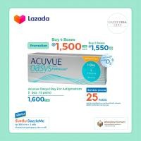 ราคา Acuvue Oasys 1Day for Astigmatism คอนแทคเลนส์สายตาสั้นและเอียงรายวัน 1 Box 15 Pairs (24389816907)