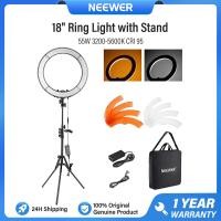 ราคา NEEWER 18 Ring Light ไฟวงแหวนพร้อมขาตั้ง ไฟวงแหวน LED ขนาดใหญ่ 55W 5600K พร้อมฐานรองแบบเย็นและที่วางโทรศัพท์ RL 18 (23741645571)