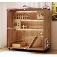 ราคา F G บ้านแมว กรงแมววิลล่าแมว ไม้เนื้อแข็งตู้แมว แมวปีนเขากรอบพื้นที่ขนาดใหญ่หรูหรา ตู้โชว์ไม้เนื้อแข็ง โต๊ะข้างเตียง วิลล่าแมวขนาดใหญ ฟรีพัดลมขนาดเล็ก (23633757749)