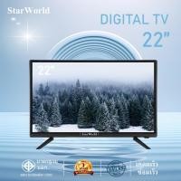 ราคา StarWorld LED Digital TV 22นิ้ว ทีวี22นิ้ว ทีวีจอแบน ทีวีดิจิตอล โทรทัศน์ รับประกัน1ปี (9832264144)