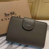 ราคา Sk Ocean กระเป๋าสตางค์โค้ชแท้ใบสั้น เอ้าเลท 5 นิ้ว หนังแท้สีเขียวขีม้า (19320281007)