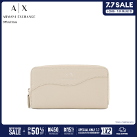 ราคา AX Armani Exchange กระเป๋าสตางค์ผู้หญิง รุ่น AX 948068 CC78314349 สีเบจ (22899378241)
