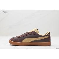ราคา PUMA Club II Era ใส่สบายหนังสีน้ำตาลเย็บตัดต่ำชายหญิงรองเท้าลำลองกันลื่นขนาด39 45 พร้อมกล่องรองเท้า (23363112813)