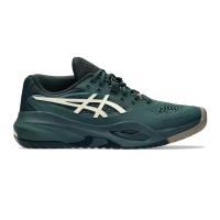 ราคา Asics รองเท้าเทนนิสในร่มผู้ชาย Gel Resolution X 2E Wide Dark Green 1041A487 300 (24196212240)