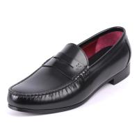 ราคา MANGO MOJITO รองเท้าหนังรุ่น Formal Penny Loafer สี Black Made to Order (9218948516)