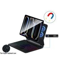 ราคา สำหรับเคส ipad พร้อม Magic Keyboard Wireless Bluetooth Keyboard Air 4 Air5 10th 10 9inch Air6 Air7 M2 M3 11inchPro 11 Pro 11inch iPad Pro12 9 Air6 M2 M3 13inch iPad Pro 2024 11inch 13inch Thai keyboar