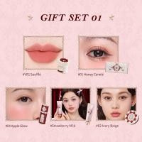 ราคา Flower Knows Strawberry Cupid Collection Makeup Gift Set Includes Cake Lip Cream Liquid Blush Make up Palette Scented Hand Cream Pressed Powder (23679933787)