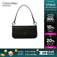 ราคา CALVIN KLEIN กระเป๋าสะพายข้างผู้หญิง Minimal Monogram Shoulder Pouch รุ่น 4K3161G UB1 สีดำ (24227549067)