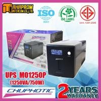 ราคา เครื่องสำรองไฟฟ้า UPS CHUPHOTIC Moon plus 1250VA 750W สินค้าใหม่ ประกัน 2ปี (7941775954)