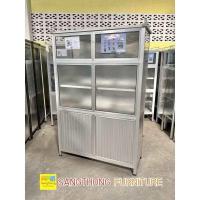 ราคา ตู้กับข้าว 4 ฟุต ตู้กับข้าวอลูมิเนียม 120 ซม 6 ประตู รุ่นดีพิเศษ ชั้นอลูมิเนียมทุกชั้น (23433642220)