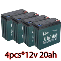 ราคา แบตเตอรี่แห้ง แท้ แบตเตอรี่จักรยานไฟฟ้า แบตรถไฟฟ้า 12V 48V 12Ah 20Ah 1ลูก 4 ลูก แถมสายต่อขั้วแบต แถมหัวน็อต (24569318382)