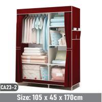 ราคา MRS DIY ตู้เสื้อผ้าผ้าใบ CA21 CA22 CA23 CA24 ตู้เสื้อผ้าญี่ปุ่น กันน้ำ กันฝุ่น ตู้เสื้อผ้าใบ ตู้เก็บเสื้อผ้า ตู้เสื้อผ้า (15068909450)