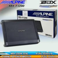 ราคา ALPINE รุ่น BBX F1200 Class AB 4Channel 1200w แอมป์ขับลำโพงกลาง แหลม POWERAMP แอมป์ติดรถยนต์ (21688594008)