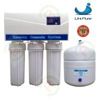 ราคา เครื่องกรองน้ำ RO Uni Pure RO 9 มี Auto Flush แบบแขวน มีฝาครอบ สวยงาม (24085626296)