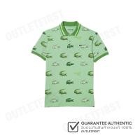 ราคา LACOSTE รุ่น MEN S LACOSTE GOLF CROCODILE PRINT POLO SHIRT CODE DH5181 10 BT2 เสื้อโปโล เสื้อโปโลแขนสั้น เสื้อผู้ชาย (24184397376)
