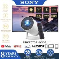 ราคา 100 ของแท้ SONY HY300 Pro โปรเจคเตอร์ Mini projector 4K WIFI iPhone Android11 0 มินิโปรเจคเตอร์โฮมเธียเตอร์ (24296234048)
