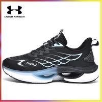 ราคา Under Armours Mens HOVR Sonic 5 Running Shoes รองเท้าวิ่งผู้ชาย White High Vis Yellow DG548J (23961643036)
