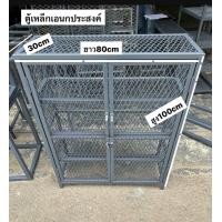 ราคา ตู้เหล็กใส่ของ ตู้เหล็กเอนกประสงค์ ขนาด30ยาว80x100ซม ราคา4590บาท แบบสำเร็จรูปคะ (21391430499)