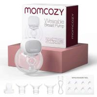 ราคา Momcozy S9ปั๊มแบบแฮนด์ฟรีสวมใส่ได้สองเครื่องปั๊มนมแม่อายุการใช้งานแบตเตอรี่ที่ยาวนานขึ้นจอแสดงผลแอลอีดีไฟฟ้า2โหมดและ9 Leve เครื่องปั๊มนมแม่อุปกรณ์เสริม (24340986774)