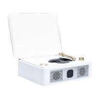 ราคา Bluetooth CD Player Desktop CD Players for Home Built in Speakers Rechargeable Headphone Jack Vintage CD Player (24317092132)