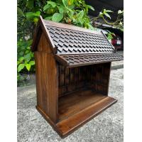 ราคา ศาลพระภูมิ ทรงไทย ไม้สัก 51xล30xส55cm สีโอ๊ค ห้องโถงโล่ง โถงกว้าง บ้านเรือนไทย ศาลไม้สัก ศาลพระภูมิเจ้าที่ ศาลตายาย (14547863218)