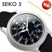 ราคา Seiko 5 Automatic รุ่น SNK809K2 Black Military นาฬิกาข้อมือผู้ชายสายผ้าร่มไนล่อน สีดำ ตัวขายดี มั่นใจ ของแท้ 100 พร้อมกล่องนาฬิกา เวลาที่ จำกัด (21420448285)