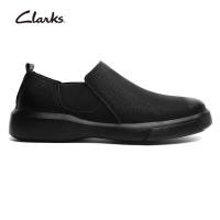ราคา Clarks Tunsil Step Textile รองเท้าผ้าใบลำลองสำหรับบุรุษ ZT5399 LEATHER Sneakers Mens Shoes (22410645391)