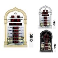 ราคา Azan Clock LED Muslim Prayer Clock Athan Wall Clock Read Home Office Mosque Digital Azan Clock Home Decor (21517036563)