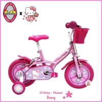 ราคา จักรยานเด็ก 12นิ้ว คิตตี้ HELLO KITTY ลิขสิทธิ์แท้ จักรยานคิตตี้ รถจักรยานคิตตี้ รถจักรยานเด็ก จักรยานสีชมพู LA Bicycle (22866263359)