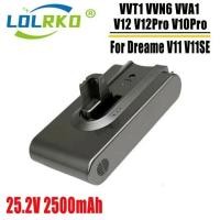 ราคา NEW Brand Hot New brand For Dreame vacuum cleaner V11 V12 battery Mijia Dreame V10Pro V12Pro 25 2V 5000mah lithium battery new brand power (21922482464)