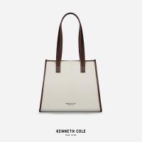 ราคา KENNETH COLE กระเป๋าผู้หญิงรุ่น KC CANVAS TOTE BAG Brown สีน้ำตาล BAG KS34204FB 200 (24485531065)