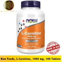 ราคา NOW Foods L Carnitine 1000 mg 100 Tablets EXP 03 2028 (22457174241)