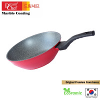 ราคา กระทะเคลือบหินอ่อน รุ่น ออริจินัล ขนาด 28 ซม ดำ กระทะ ทรงลึก กระทะเคลือบ Non Stick กระทะเพื่อสุขภาพจากประเทศเกาหลี Made In Korea (24026919613)