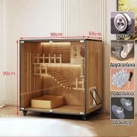 ราคา จัดส่งจากกทม กรงแมว กรงสัตว์เลี้ยง อพาร์ตเมนต์แมว วิลล่าแมวไม้ กรงเเมวอพาร์ทเมนต์แมวไม้เนื้อแข็ง บ้านแมวขนาดใหญ่ ตู้โชว์ไม้เนื้อแข็ง (19764998705)