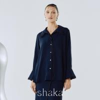 ราคา Shaka AW24 Bell Shirt เสื้อเชิ้ตแขนยาว ดีเทลแทรกแต่งด้วยริบบิ้น BL 8240705 (22679673718)