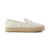 ราคา TOMS รองเท้าลำลองผู้หญิง สลิปออน รุ่น Carolina Egret Botanical Eyelet CE รองเท้าลิขสิทธิ์แท้ (24401952833)