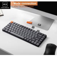 ราคา Keychron K3 Max QMK VIA Custom Ultra Slim Wireless Mechanical Keyboard 2 4 GHz Bluetooth Wired 3 Mode 75 Layout Programmable RGB Backlit Aluminum Frame Gaming Keyboard for Mac Windows (22682659165)