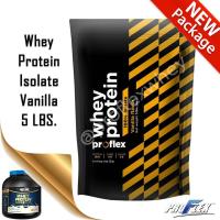 ราคา ส่งฟรี Whey Protein IsoIate Vanilla 5 lbs เวย์โปรตีน proflex สูตร isolate รสวานิลา 1 ถุง 2 26 kg (1218524662)