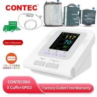 ราคา CONTEC CONTEC08A Upper Arm Digital Color LCD Blood Pressure Monitor with PC software 4 CUFFS (20456206858)