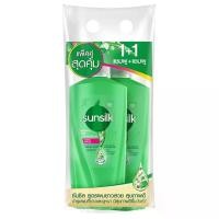 ราคา ยาสระผมซันซิล 350มล 1แถม1 สีเขียว (18117558133)