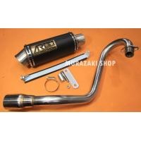 ราคา ท่อAR พร้อมคอออกบน HONDA MONKEY 2018 ราคา3500 สปริง ขา จุกลดเสียง ปลายสีดำ สีเงิน (590076122)
