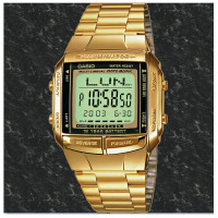 ราคา นาฬิกา Casio Databank รุ่น DB 360G 9A นาฬิกาดีไซน์ วินเทจ ใส่ได้ทั้งชายและหญิง ตัวเรือนและสายสีทอง มั่นใจ ของแท้ 100 รับประกันสินค้า 1 ปีเต็ม (403781400)