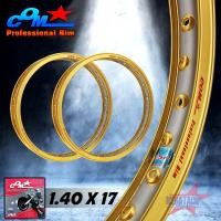 ราคา ล้อรางน้ำ COM 1 40 X 17 จำนวน 2 วง ล้อคอมรางน้ำ ของแท้ 100 วงล้อ COM ล้อขอบ17 ขนาด 1 40 ขอบ 17 วงล้ออลูมิเนียม ล้อมอเตอร์ไซค์ (24434251921)